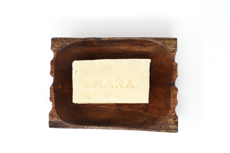 Hand Carved Teak Wood Soap Dish
